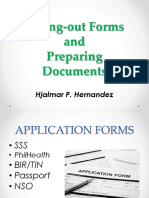 Filling-Out Forms and Preparing Documents