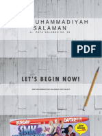 Presentasi PPDB SMK Muhammadiyah Salaman 2018