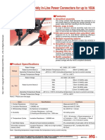 Simple Assembly In-Line Power Connectors For Up To 160A: EF1 Series