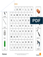 Sopa de Letras Herramientas PDF