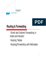 Routing and Forwarding 11