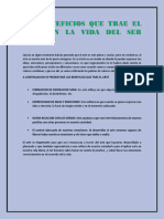 LOS BENEFICIOS QUE TRAE EL ARTE EN LA VIDA DEL SER HUMANO (Comunicación)