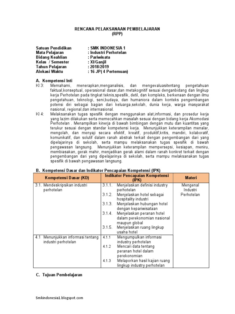 Soal Industri Perhotelan Kelas 11 Semester 2 Mathlaul Khairiyah
