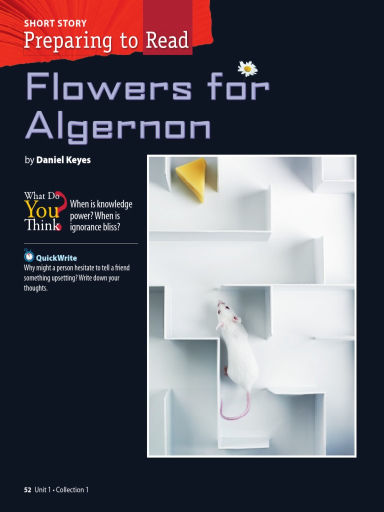 flowers for algernon.pdf Intelligence Quotient Psychology & Cognitive Science Free 30day