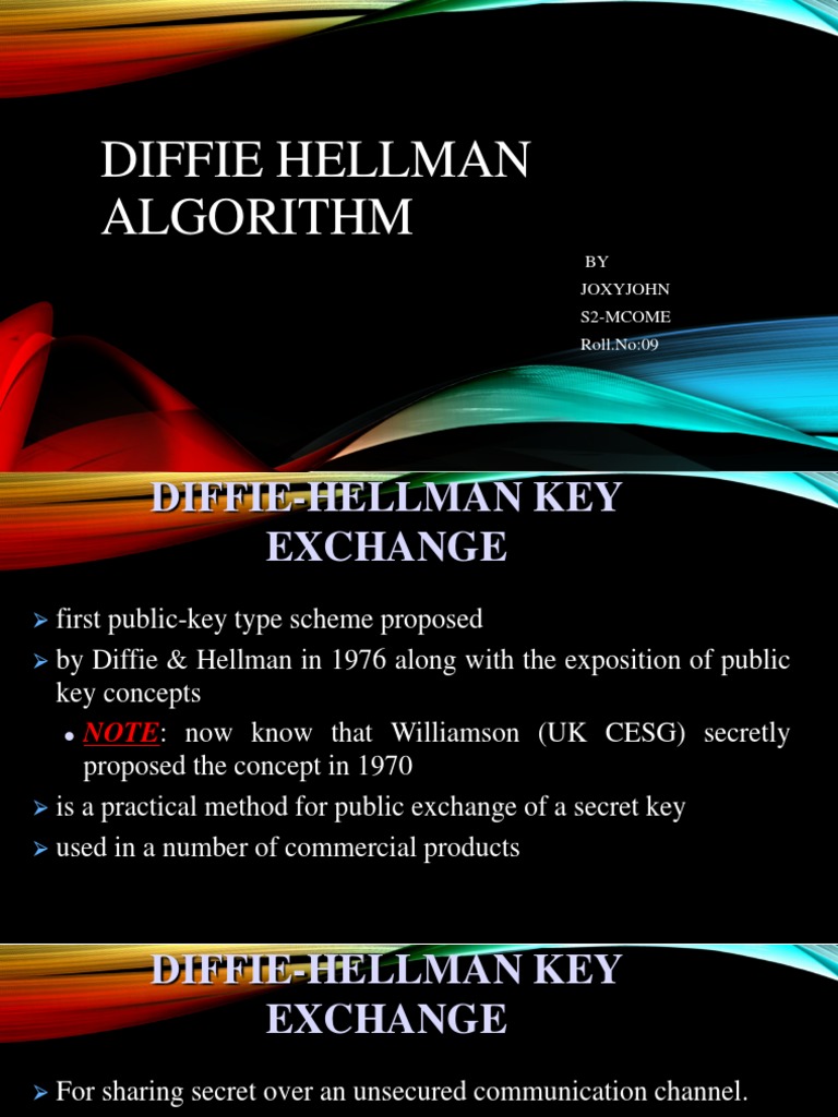 Diffie Hellman Algorithm | PDF | Public Key Cryptography | Key ...