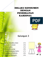 Kel. 3 Perilaku Konsumen Dengan Pendekatan Kardinal