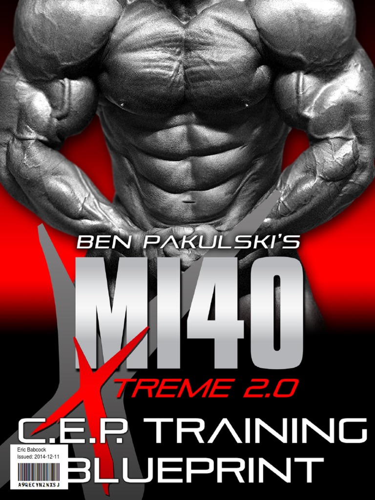 Mi40x Cep Blueprint Pdf Muscle Hypertrophy Inflammation