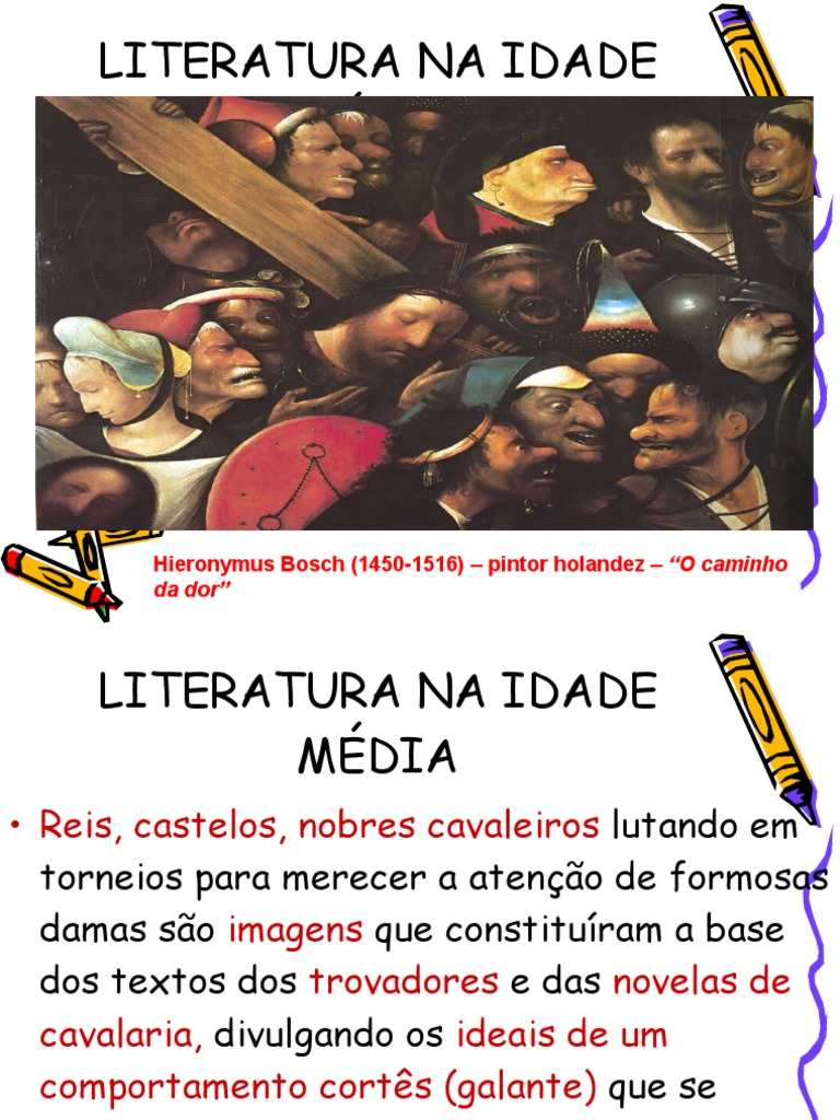 A Literatura Na Idade Média e o Humanismo | PDF | Idade Média | Burguesia