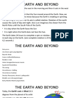 THE EARTH AND BEYOND UNit 6
