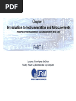 Introduction To Instrumentation and Measurements