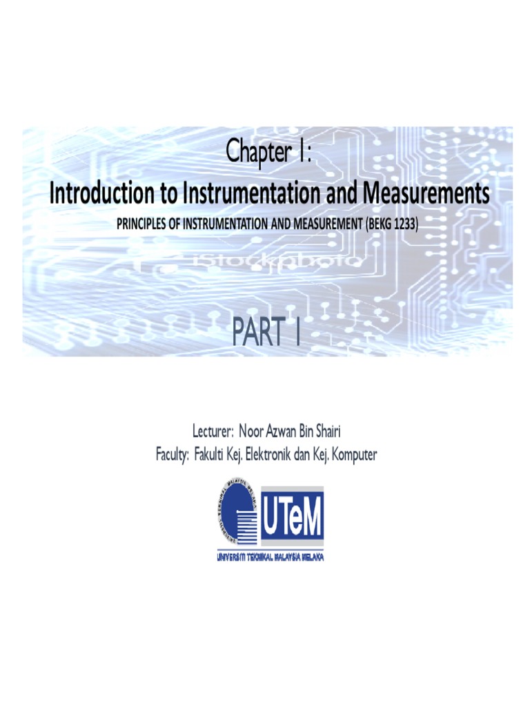 Introduction To Instrumentation and Measurements | PDF | Volt | Voltage