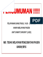 Pengumuman 1