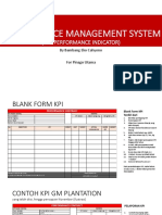 Kpi - GM Plantation Sawit + Performance Contract Form