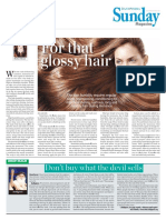 For That Glossy Hair: Don't Buy What The Devil Sells