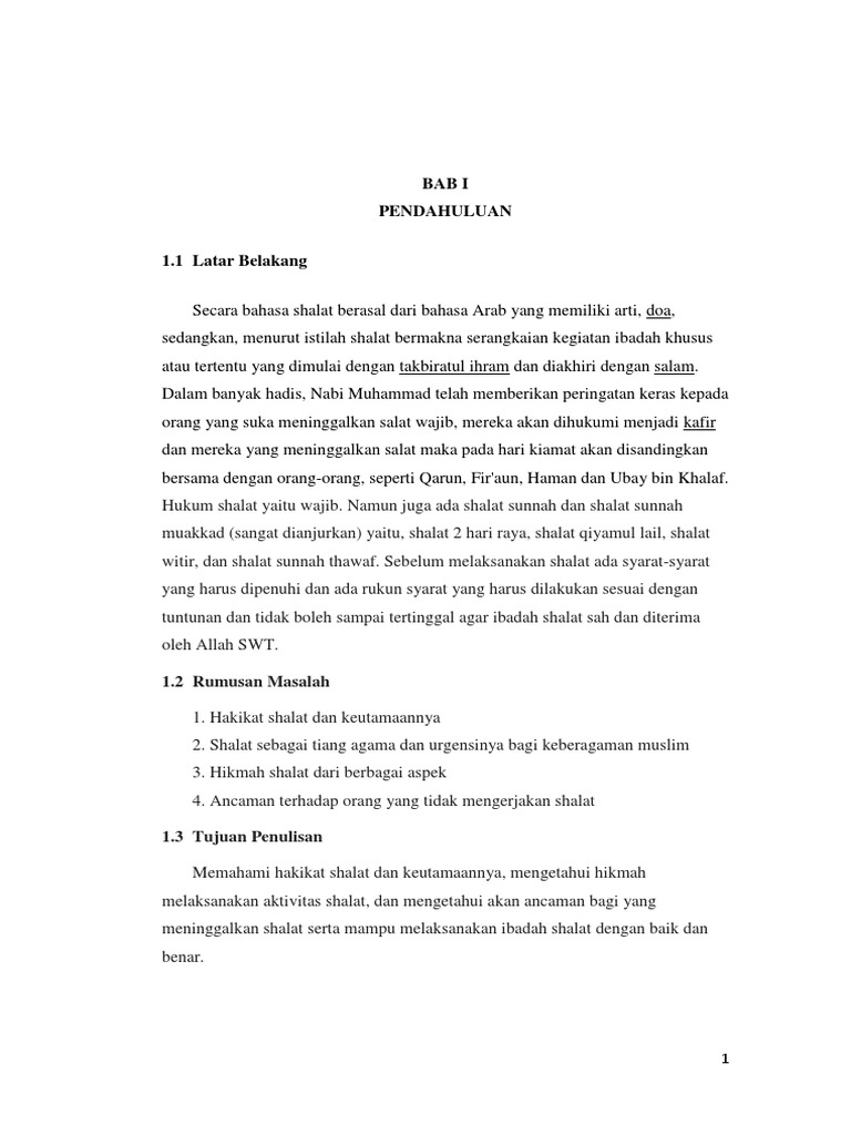 Aik 3 Makalah Hakikat Sholat Docx