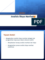 Analisis Manfaat Biaya