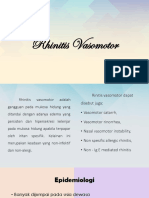 Rhinitis Vasomotor