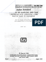 IS 3025-1964 - Sampling & Testing Water  used in Industry.pdf