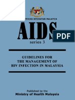 1 Guidelines For The MGT of HIV Infection in Msia PDF