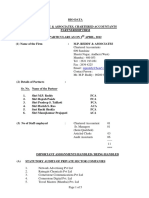M P Reddy & Associates (Firm Bio-Data) PDF