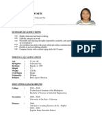 Kheem Janine M. Forte: Summary Qualifications