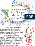 How Rock and Roll Changed My Life: The Power of Music