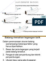 Perencanaan Dimensi Batang