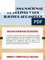 La Aduana Nacional de Bolivia y Los Ilicitos