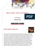 Steam Turbine, Theory and Operation