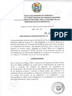 Providencia Administrativa #252-2019