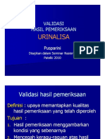 2 - Pusparini - Validasi Hasil Px. Urinalisa