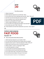 Discuss2 Fastfood