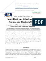 Smart Electronic Wheelchair Using Arduino and Bluetooth Module