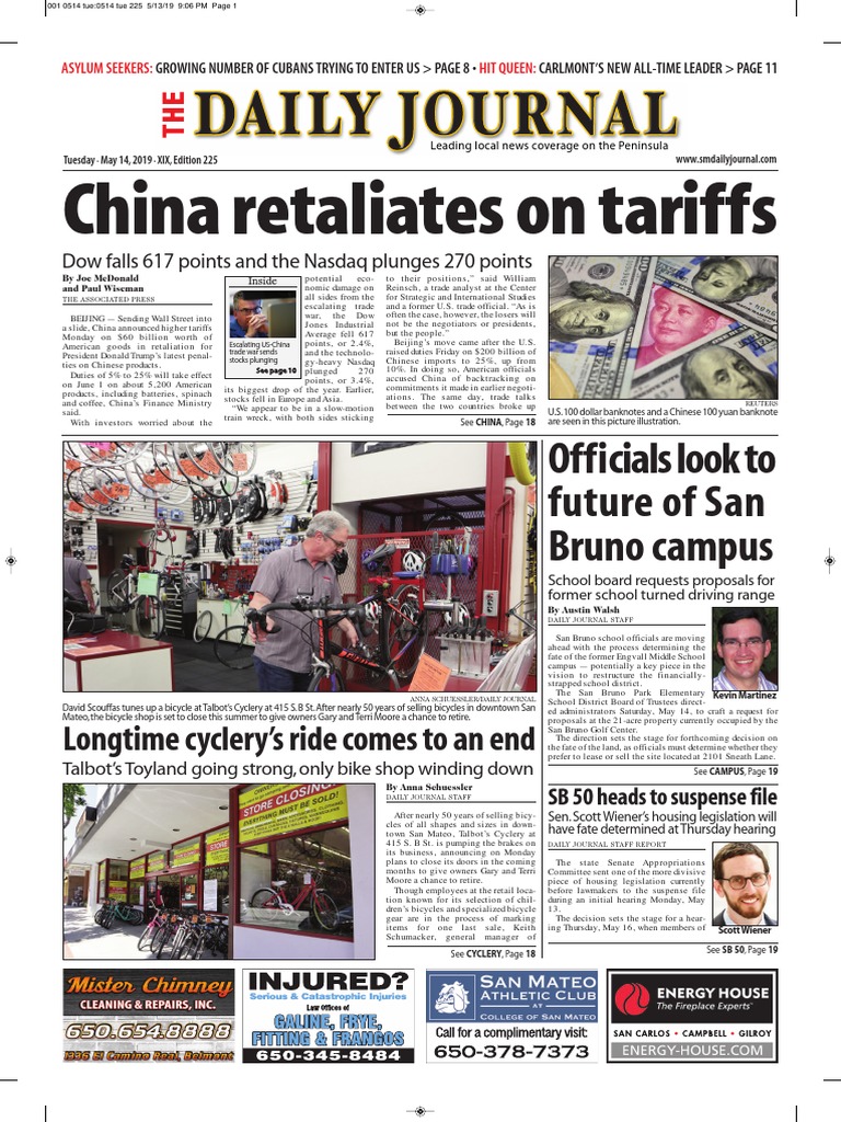 San Mateo Daily Journal 05-14-19 Edition | PDF | San Bruno