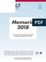 Memoria FCIHS 2018