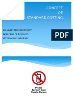 Concept OF Standard Costing: D - A R I C V U