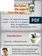 Guide:-Prof. Dr. V. P. Joglekar Dept. of Agadatantra, Tilak Ayu. Mahavidyalaya, Pune Author: - Dr. Nishant B. Barapatre