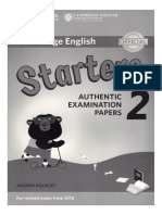 Movers 3 Answer Key | PDF