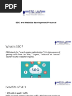 SEO and Website Development Proposal