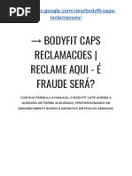 → BodyFit CAPS Cápsulas | Reclame AQUI - É Fraudulento SERÁ??