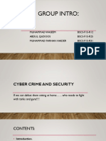 Group Intro: Muhammad Waseem BSCS-F15-R12 Abdul Qudoos BSCS-F15-R25 Muhammad Farhan Haider BSCS-F15-R31