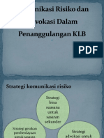 Komunikasi Risiko Dan Advokasi Dalam Penanggulangan KLB