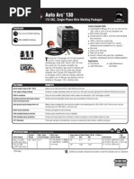 Download Spec Sheet - Auto Arc 130 by Hobart Welding Products SN40993929 doc pdf