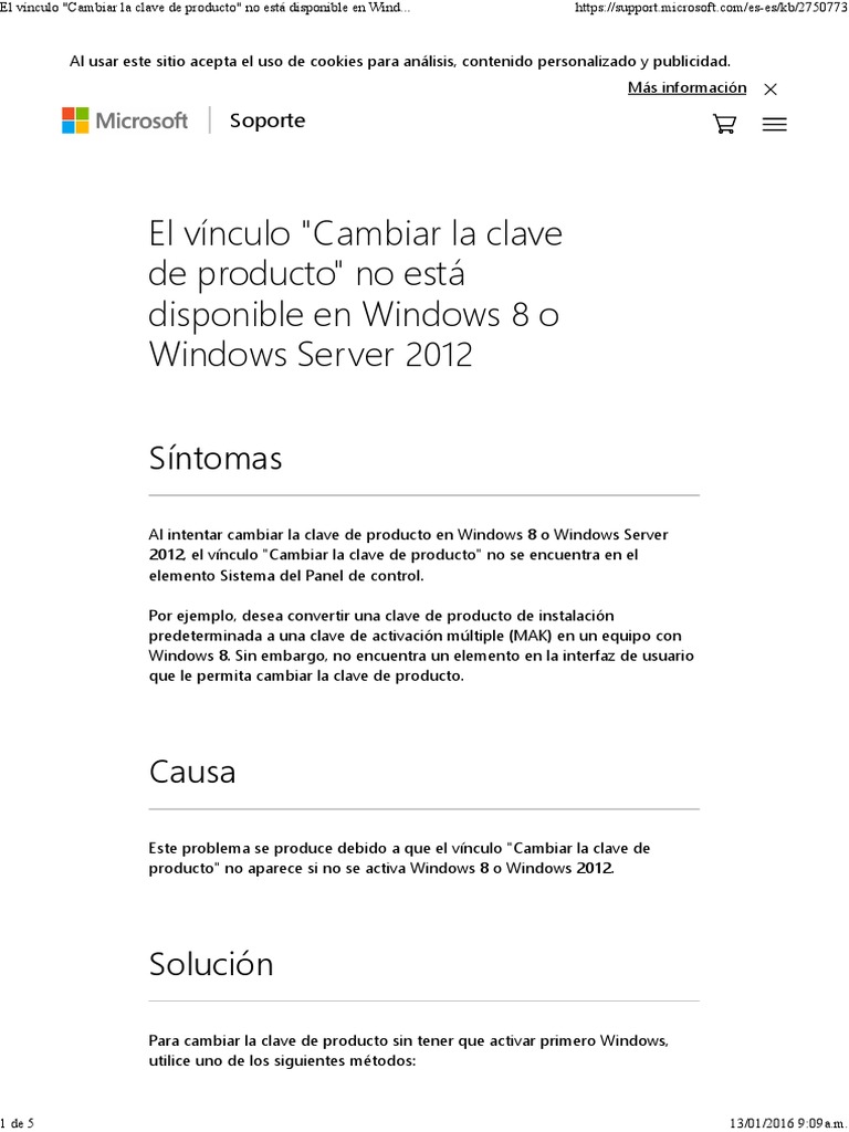 Cambiar Clave Windows PDF | PDF | Windows 8 | Microsoft Windows