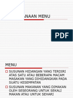 Penyusunan Menu