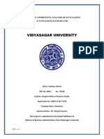 Vidyasagar University: A Study On Competitive Analysis of Pantaloons