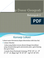 Konsep Dasar Geografi