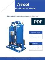 AHLD Series Desiccant Dryer Manual 2018 PDF