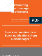 Customizing AlertManager Notifications