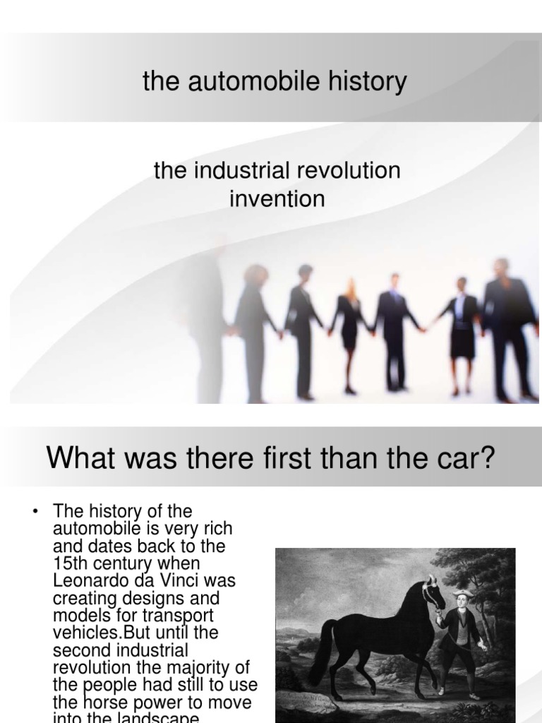 History of the Automobile Invention | PDF